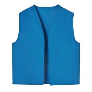 Girl Scouts Girls Blue Official Daisy Uniform Vest Size Small 7-8 NWT
